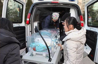 温泉县妇婴监护型护送